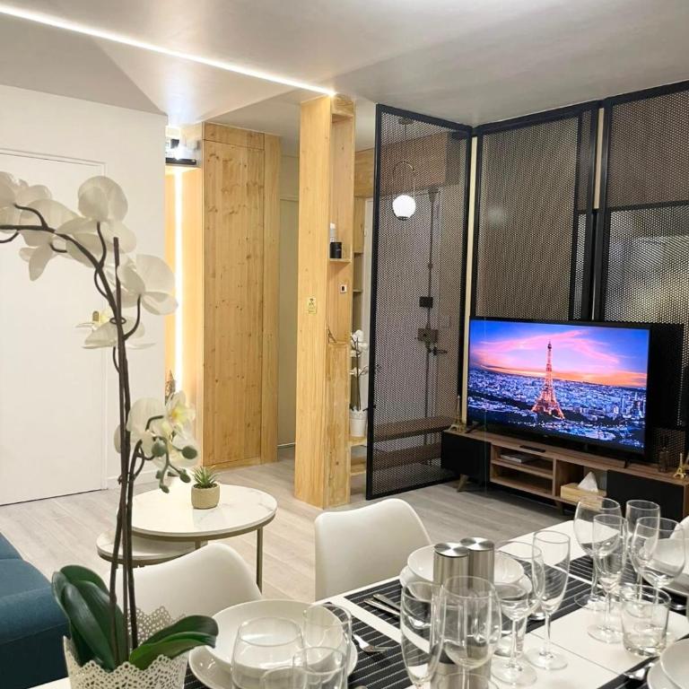 Cozy & Spacious 3BR Paris Apartment with Balconies Metro 6 Glacière - Appartement 3 Chambres - 19