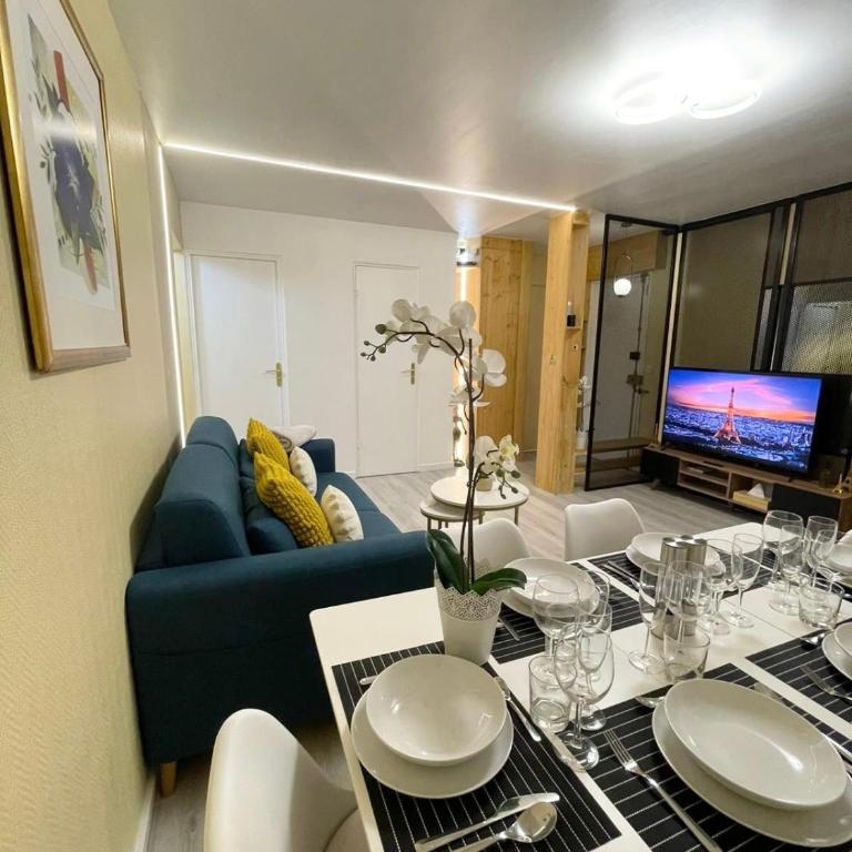 Cozy & Spacious 3BR Paris Apartment with Balconies Metro 6 Glacière - Appartement 3 Chambres - 16