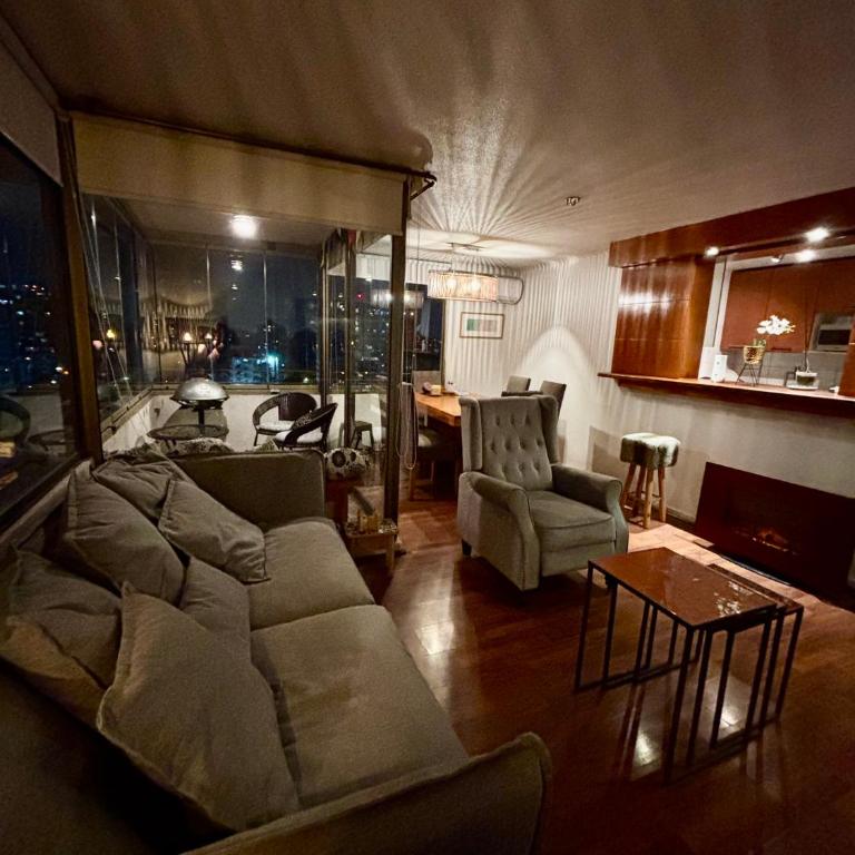 Dpto cerca del metro - Two-Bedroom Apartment with Garden View - 1