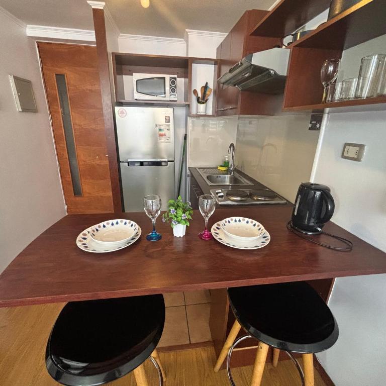 Departamento en metro moneda - One-Bedroom Apartment - 2