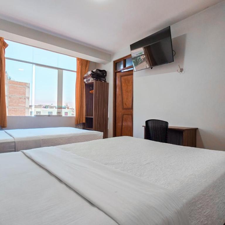 Huara Hs - Habitación Doble con vistas - 2 camas - 2