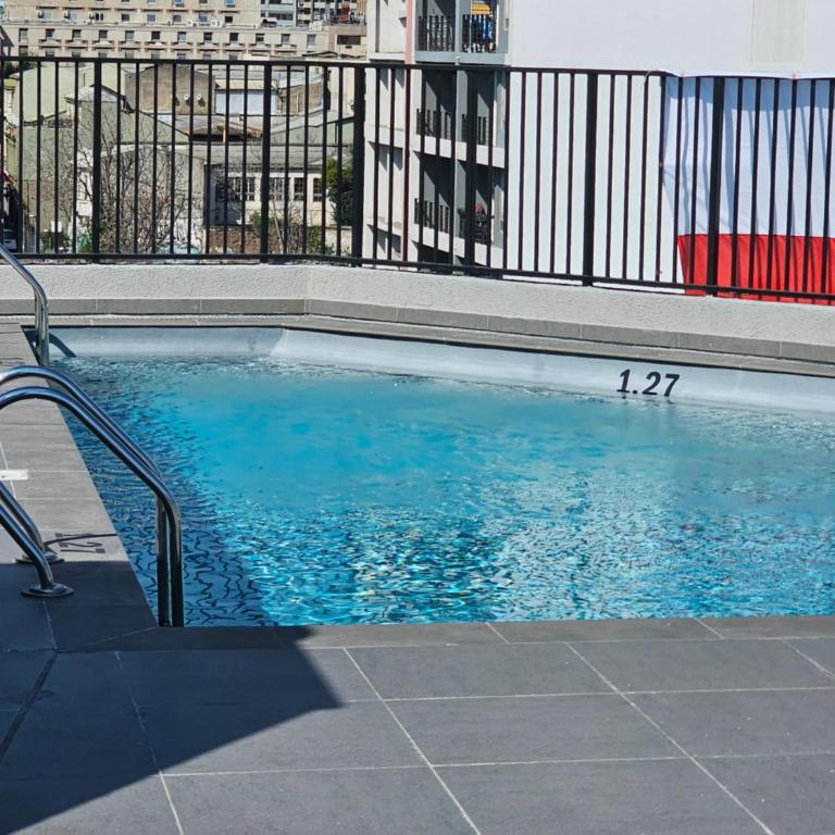 Departamento Entero en Santigo centro, con piscina, a pasos del Parque de Los Reyes y Barrio Yungay FACTURABLE - One-Bedroom Apartment - 5