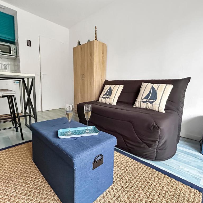 Les Portes de la Mer, Studio à 10 min de la plage - Studio mit Balkon - 5
