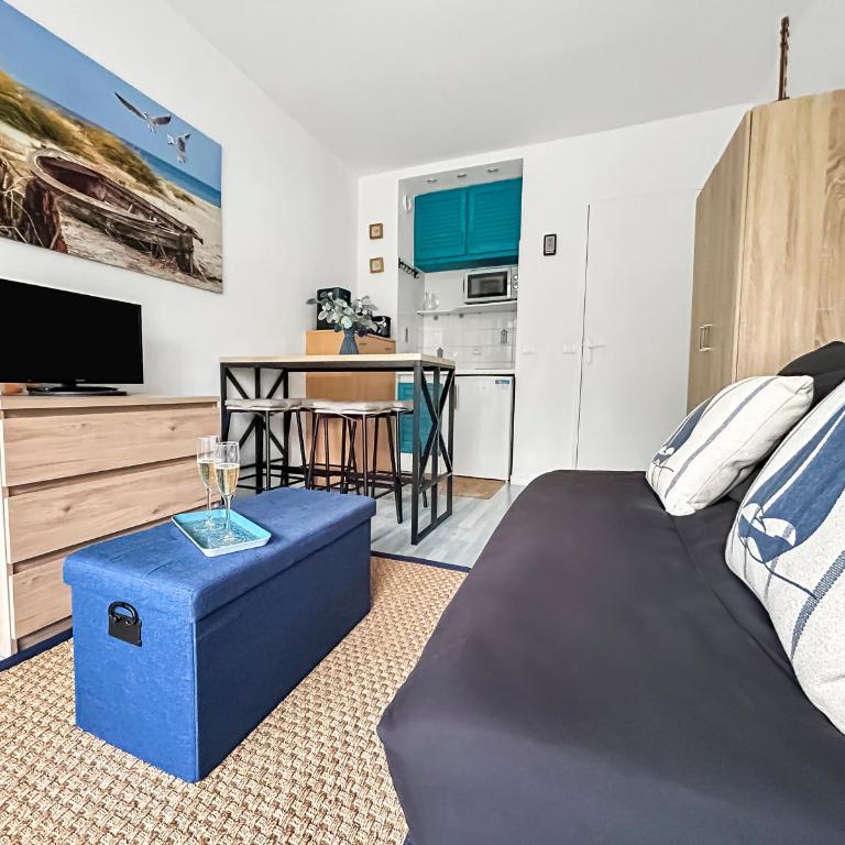 Les Portes de la Mer, Studio à 10 min de la plage - Studio mit Balkon - 4