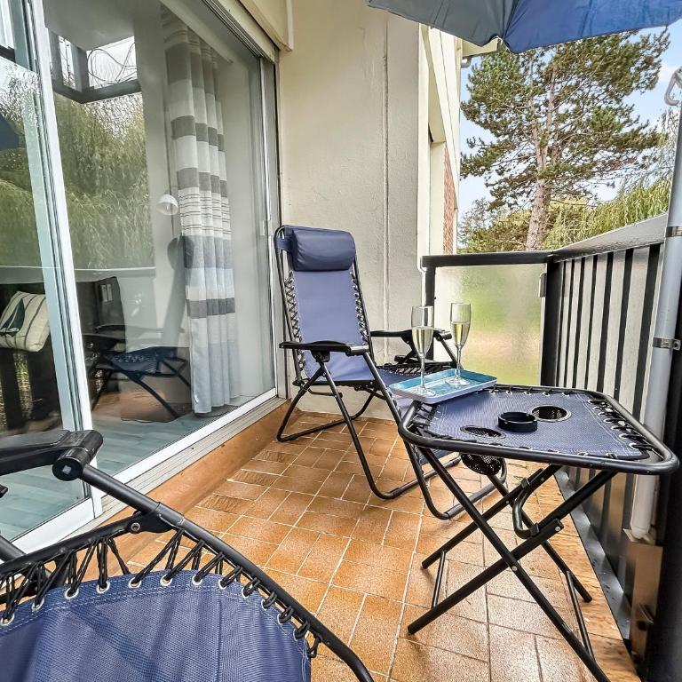 Les Portes de la Mer, Studio à 10 min de la plage - Studio mit Balkon - 7