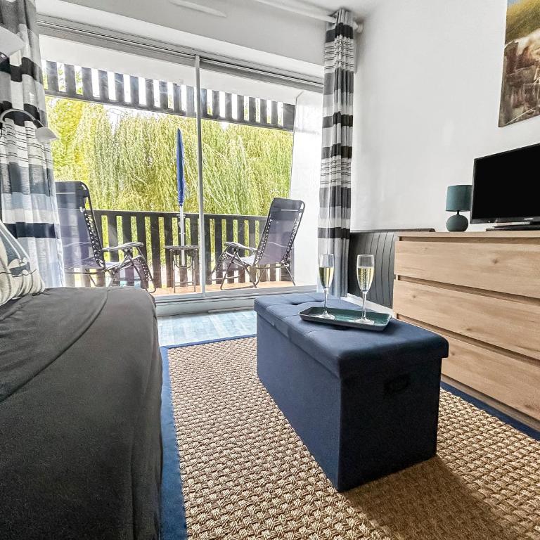 Les Portes de la Mer, Studio à 10 min de la plage - Studio mit Balkon - 6