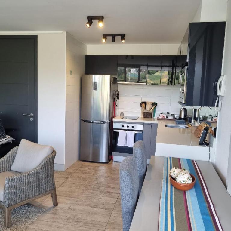 Acogedor y moderno apartamento cerca de Dunas y playa en Con Con - One-Bedroom Apartment - 4
