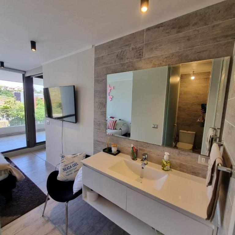 Acogedor y moderno apartamento cerca de Dunas y playa en Con Con - One-Bedroom Apartment - 9