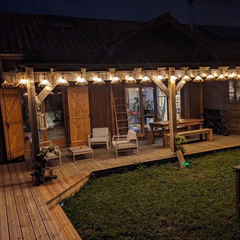 Villa avec Jardin, Terrasse couverte, et Bain nordique - 8 personnes - Villa 3 Chambres - 23
