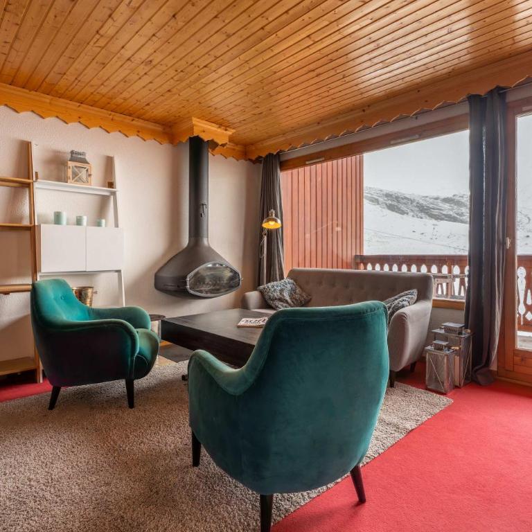 Residence Hermine, Ski In-Out with WiFi in Val Thorens, "V7" by Versant Collection - Apartment mit 3 Schlafzimmern und Balkon - 2