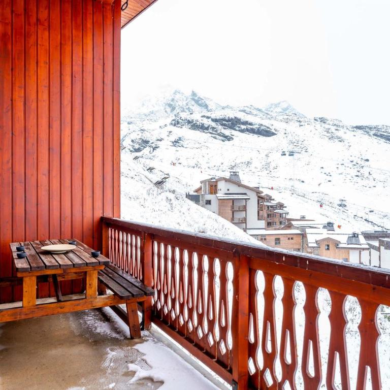 Residence Hermine, Ski In-Out with WiFi in Val Thorens, "V7" by Versant Collection - Apartment mit 3 Schlafzimmern und Balkon - 14