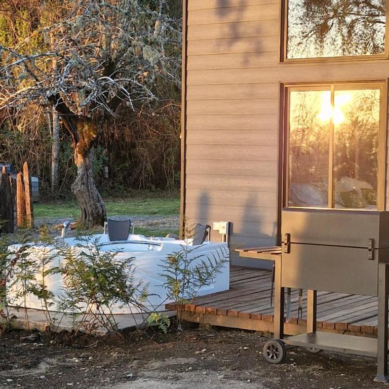 Lodge para parejas con jacuzzi hidromasaje - One-Bedroom Apartment - 19