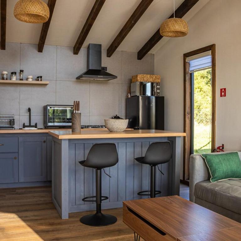 Lodge para parejas con jacuzzi hidromasaje - One-Bedroom Apartment - 20