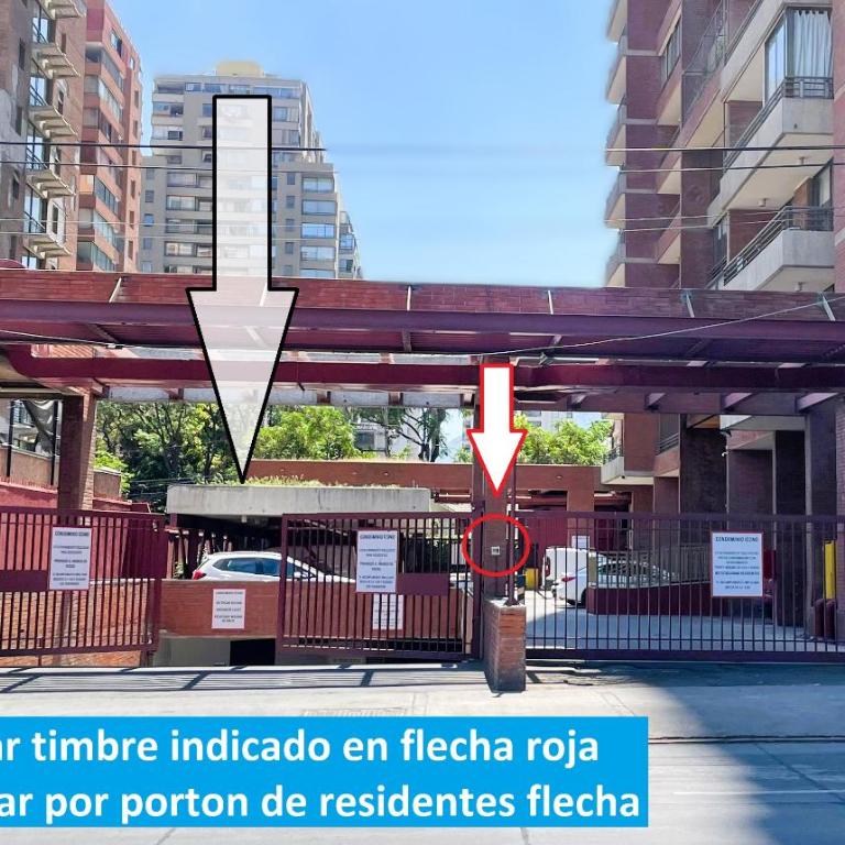 2D2B Metro Esc Militar, Parque Arauco, Costanera Center, Full Equipado - Two-Room Apartment - 58