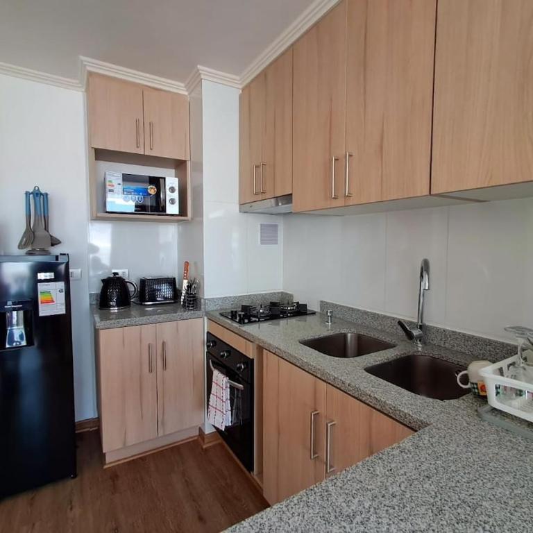 Hermosa vista al mar II dpto Sector Sur Llacolen - One-Bedroom Apartment - 26