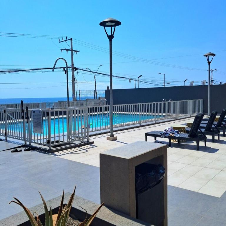 Hermosa vista al mar II dpto Sector Sur Llacolen - One-Bedroom Apartment - 11