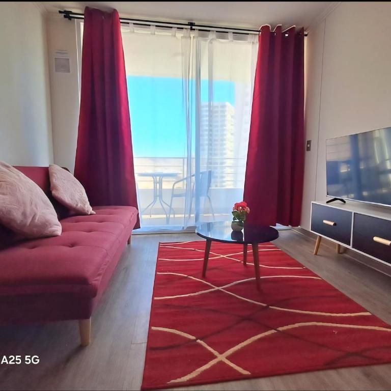 Hermosa vista al mar II dpto Sector Sur Llacolen - One-Bedroom Apartment - 6