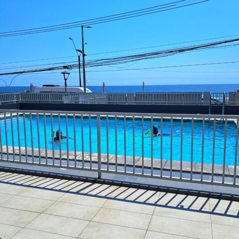 Hermosa vista al mar II dpto Sector Sur Llacolen - One-Bedroom Apartment - 3