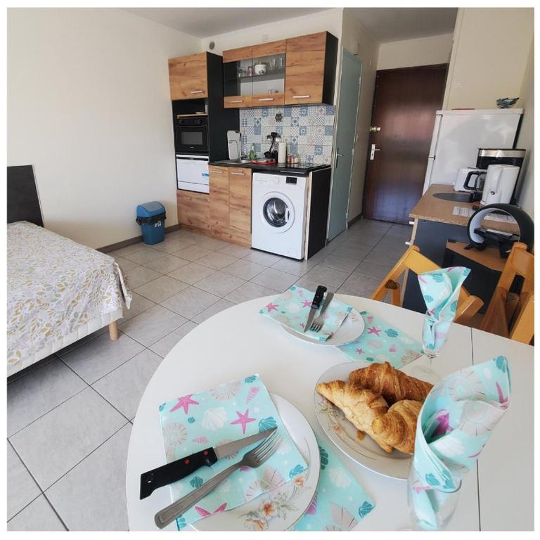 A 100m de la plage A5, etage 1 - Apartment mit 1 Schlafzimmer - 3