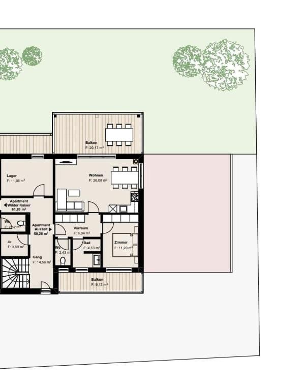 S'Mitterer - One-Bedroom Apartment with Shower - 8