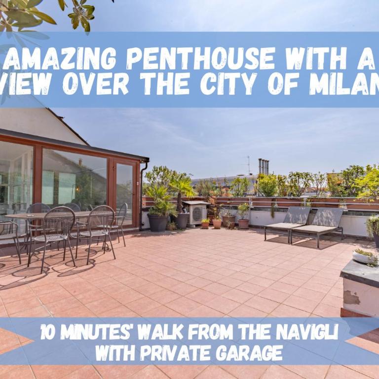 10' Navigli, Penthouse with Panoramic View Milan - Appartamento con 2 Camere da Letto e Terrazza - 1