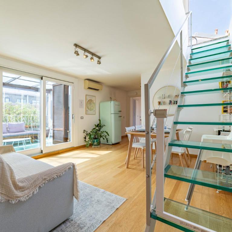 10' Navigli, Penthouse with Panoramic View Milan - Appartamento con 2 Camere da Letto e Terrazza - 27