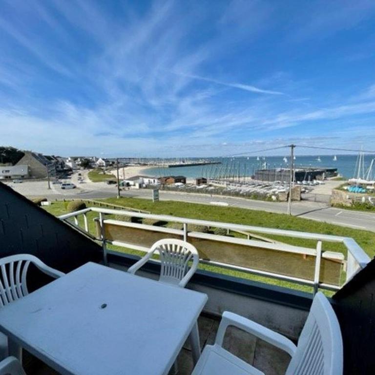 Studio mezzanine à Quiberon - 4 pers, 2 balcons, parking, animaux acceptés - FR-1-478-67 - Studio - 11
