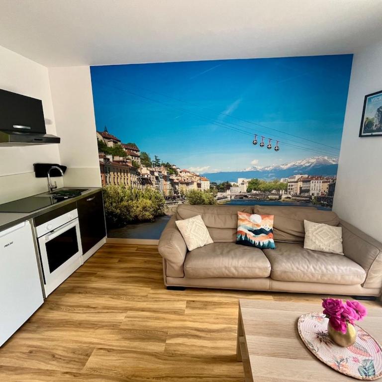 Gîte Le Parmé' nid 3 lits parking privé terrasse - Appartement 2 Chambres avec Terrasse - 39