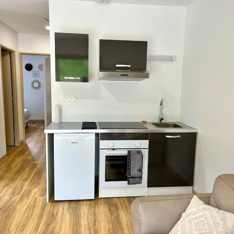Gîte Le Parmé' nid 3 lits parking privé terrasse - Appartement 2 Chambres avec Terrasse - 40