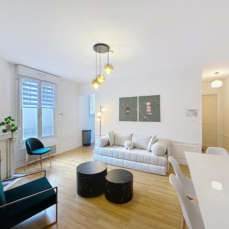 Saint Jacques - Appartement 2 Chambres - Cathédrale 3 min - Centre - Reims - Apartment mit 2 Schlafzimmern - 1