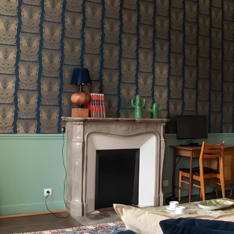 Appartement vintage - Reims centre - Apartamento de 1 Dormitorio con balcón y vistas a la ciudad - 23