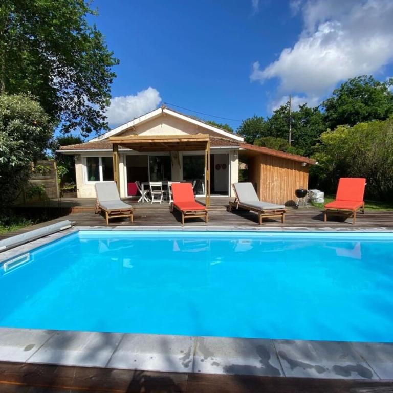 Maison Des Lauriers à Andernos with heated pool - Casa Vacanze - 7