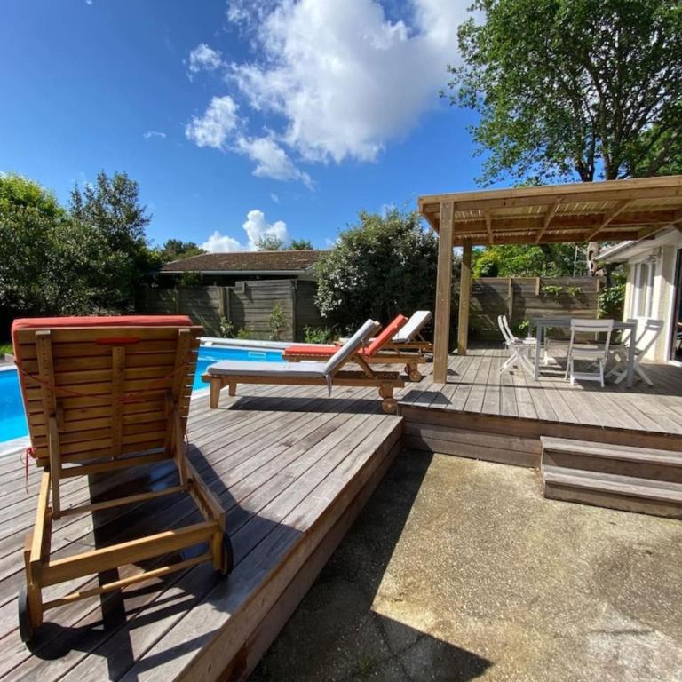 Maison Des Lauriers à Andernos with heated pool - Casa Vacanze - 9