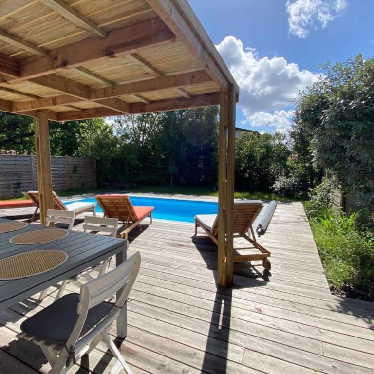 Maison Des Lauriers à Andernos with heated pool - Casa Vacanze - 14