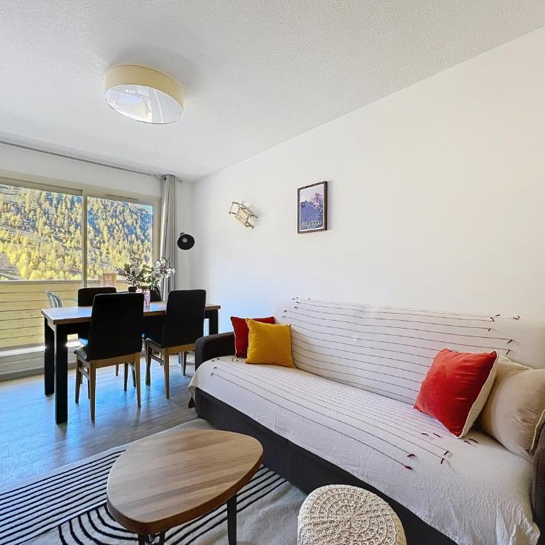 Isola 2000 T2 lumineux avec balcon, vue montagne, proche pistes - Appartement 1 Chambre avec Vue - 1