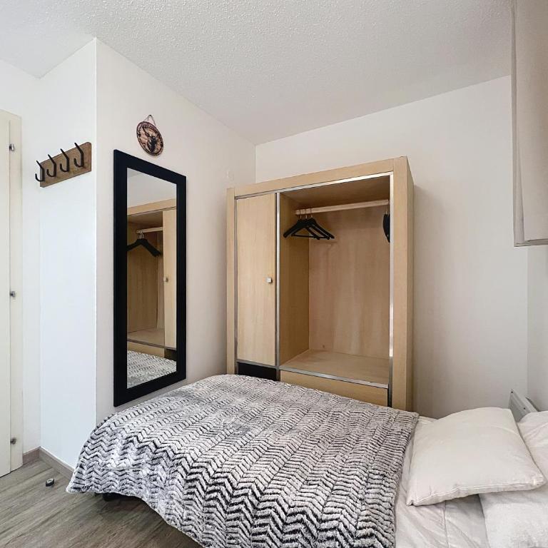 Isola 2000 T2 lumineux avec balcon, vue montagne, proche pistes - Appartement 1 Chambre avec Vue - 4