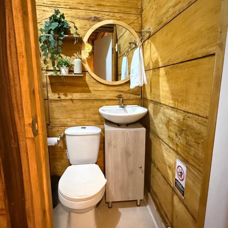 El Almendrón Beach Hostel - Habitación Doble con vistas a la montaña - 1