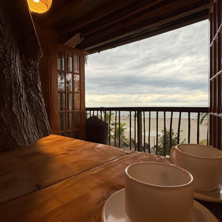 El Almendrón Beach Hostel - Habitación Doble con vistas al mar - 6