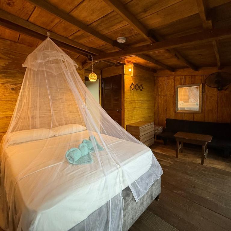 El Almendrón Beach Hostel - Habitación Doble Deluxe con balcón y vistas al mar - 2