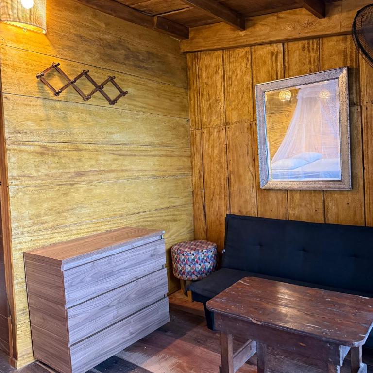 El Almendrón Beach Hostel - Habitación Doble Deluxe con balcón y vistas al mar - 9