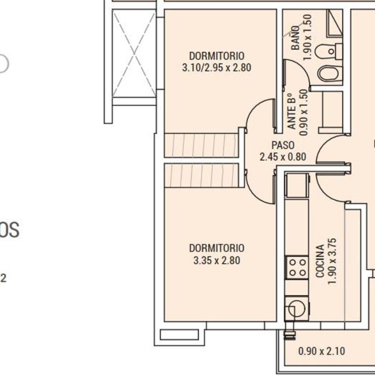 Rent a Flat - Apartamento de 2 dormitorios con balcón - 17