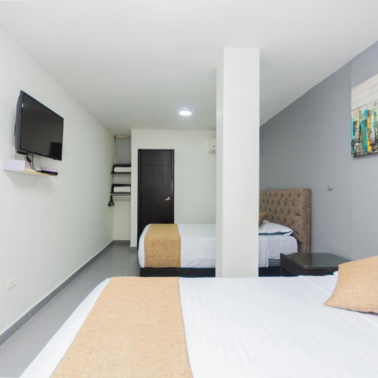 Hotel Med Suites 94 - Habitación Doble Estándar - 2 camas - 4