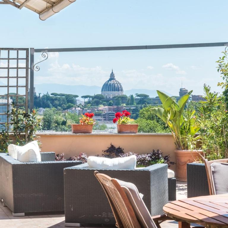 Vatican-Metro A Panoramic Penthouse with Jacuzzi - Appartamento con 1 Camera da Letto - 6