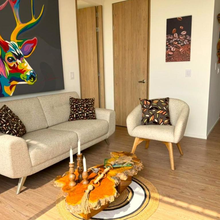 Moderno Apartamento Campestre con Vista a Pereira - Two-Bedroom Apartment - 22