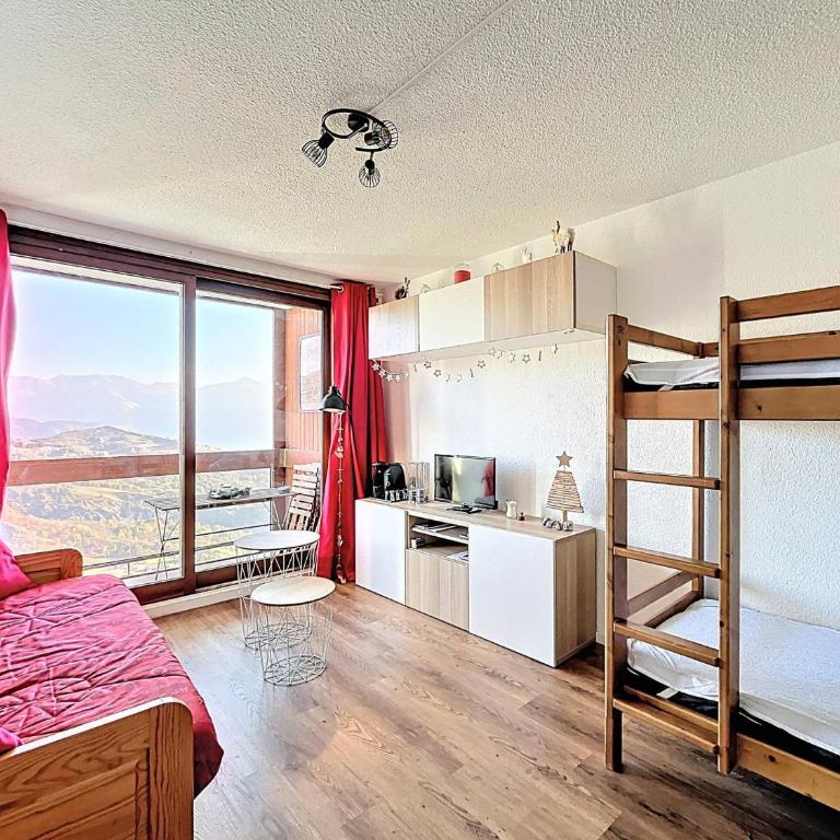 Studio rénové skis aux pieds, balcon vue montagne, wifi gratuit, 4 pers - Studio - 1