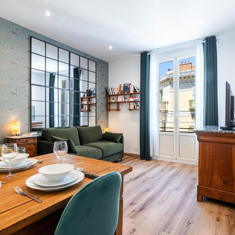 Centre Nice - 10 min plage - 5 min des transports en commun - Appartement 1 Chambre - 15