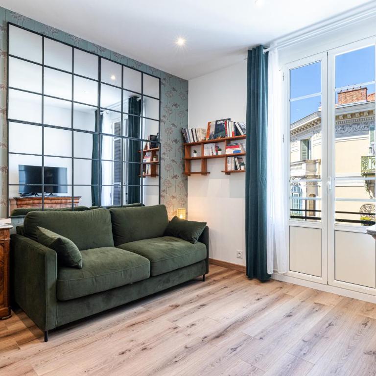 Centre Nice - 10 min plage - 5 min des transports en commun - Appartement 1 Chambre - 20