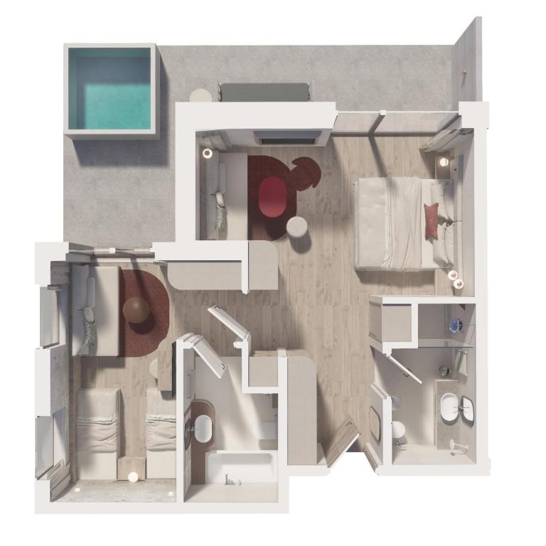 Biancaneve Family Hotel - Suite King con Vasca Idromassaggio - 1
