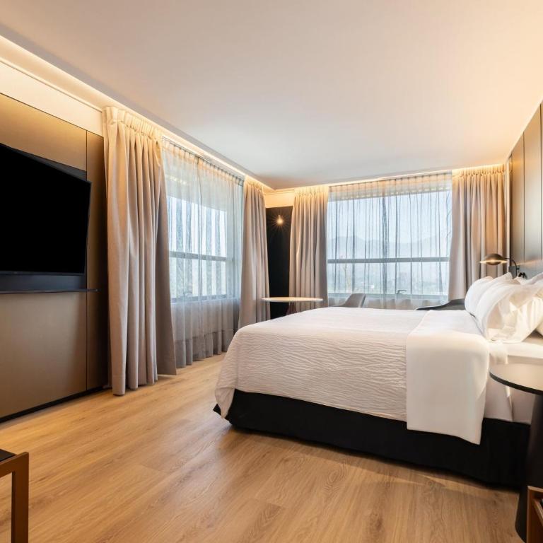 Holiday Inn Express Santiago Las Condes by IHG - Habitación Estándar con vistas a la montaña, 1 cama extragrande y nevera pequeña - 1