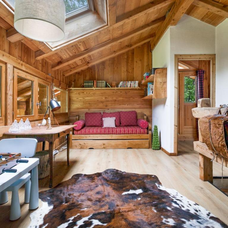 Chalet Taconnaz - Warm & Cosy 3BR Chalet with Fireplace in Nature - By Cozee Rentals - Chalet 3 Chambres - 90